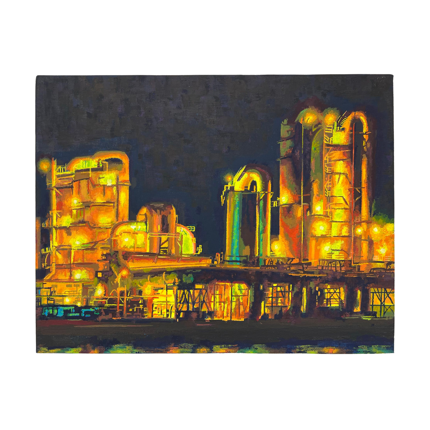industrial glow, tokyo bay I